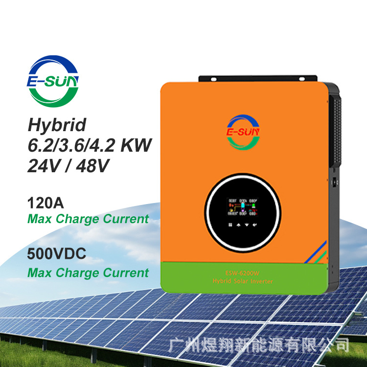 Yuxiang 6.2kw inversor fotovoltaico APP control remoto monitoreo en tiempo real de la generación de electricidad soporta ácido de plomo de litio