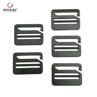 in stock wholesale luggage handbag hardware 9 word buckle hook outdoor products alloy nine word buckle tent adjustment hook