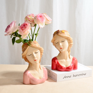 ����Ů�������p��ˇ�g�߼��л�ƿ�մ�ˮ��Gֲ��������廨�[��