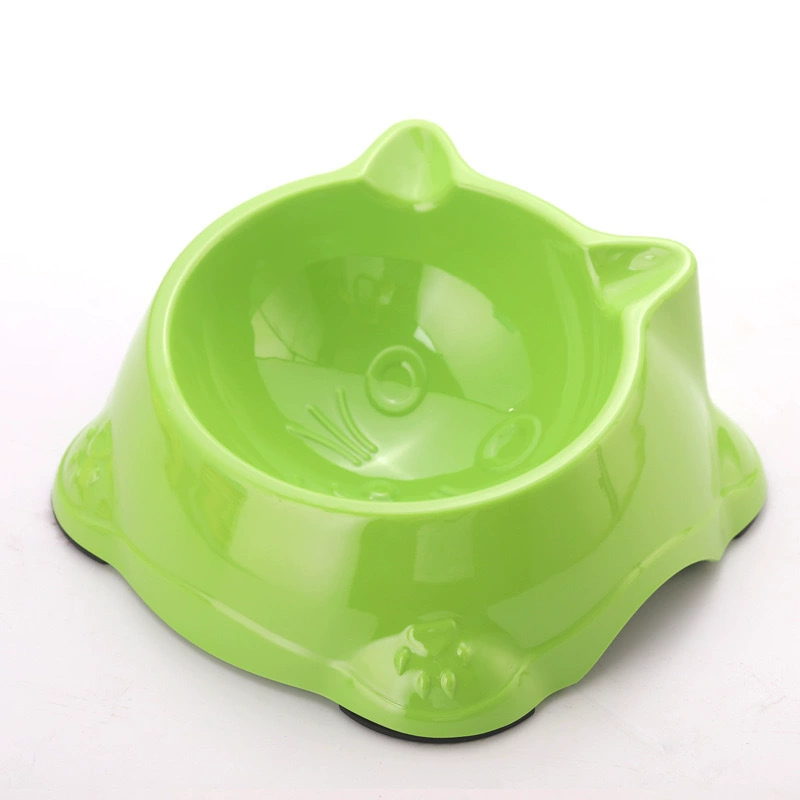 Восточная верхняя миска для домашних животных с одной миской для кошек миска для воды наклонная Антидетонационная миска для собак из искусственной керамики нескользящее дно товары для домашних животных
