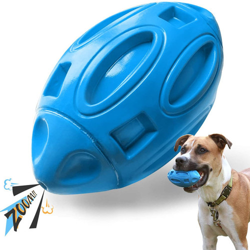  New Amazon Hot Selling Pet Toys Dog Toys Football Rubber Wear-Resistant Bite-Resistant Ball Cross-Border Toys