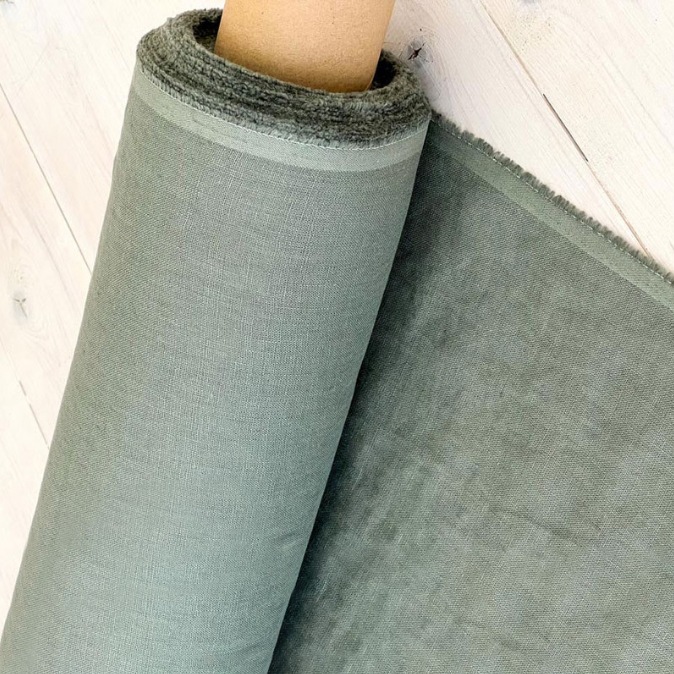 아마 잎 녹색 - 290 폭