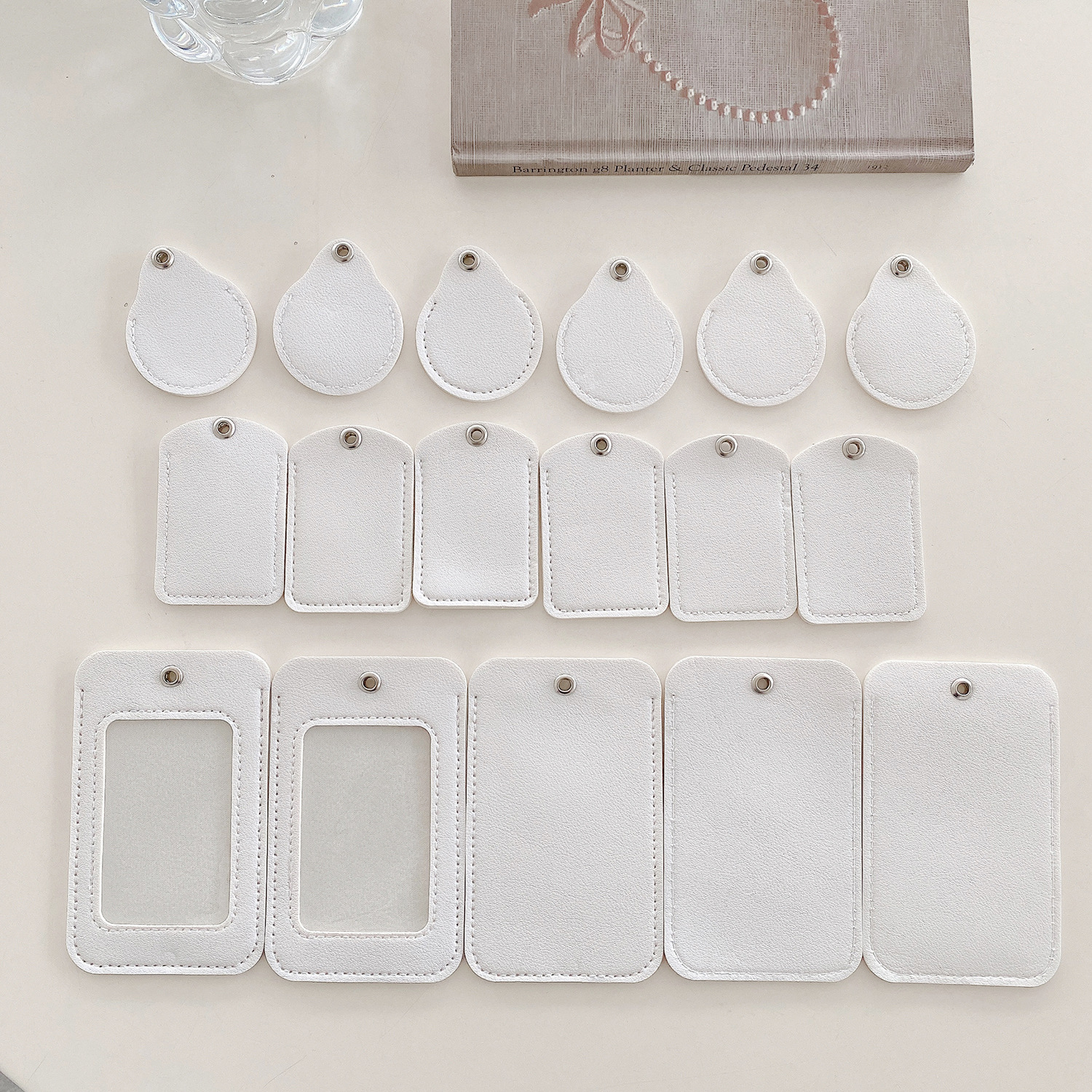 Mini Community Access Card Protective Cover, White Keychain Holder, Bus Id Card Holder, Popular Manufacturer Product