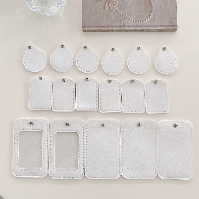Mini Community Access Card Protective Cover, White Keychain Holder, Bus Id Card Holder, Popular Manufacturer Product