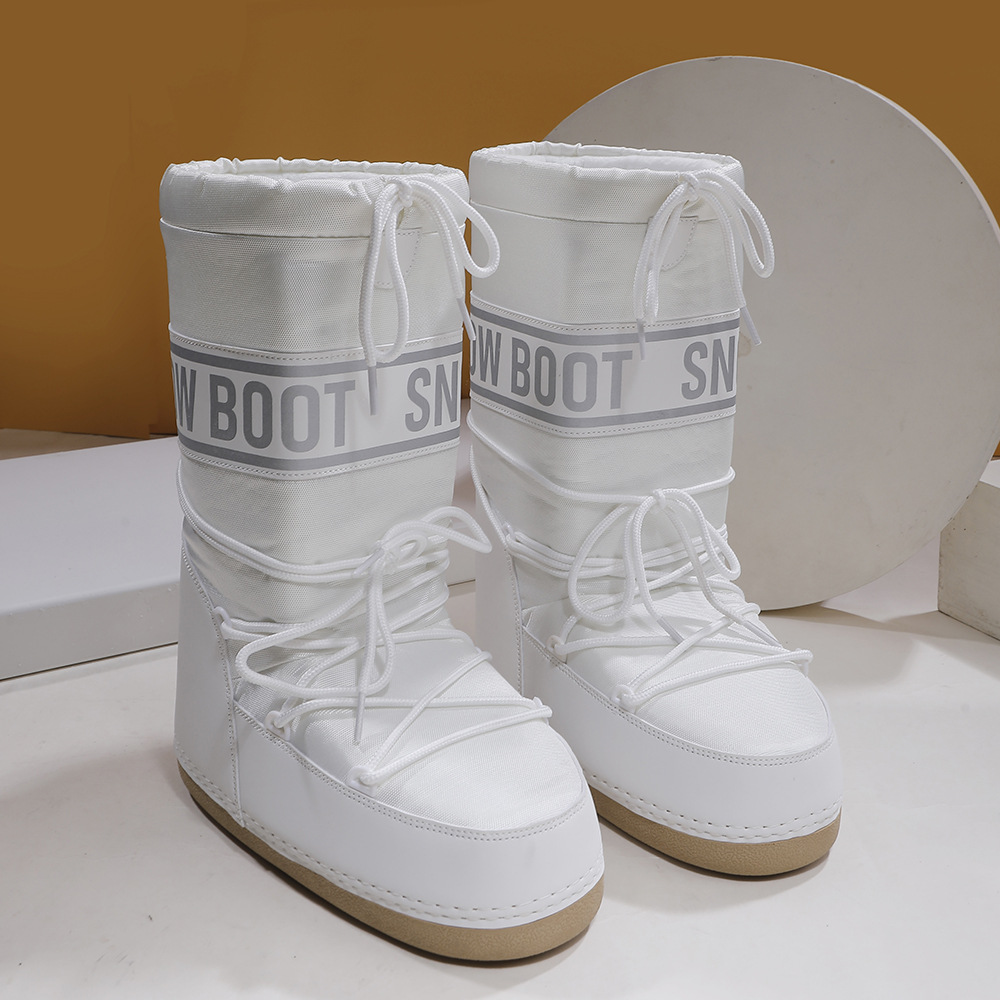 Botas espaciales de compras transfronterizas de la serie Moon Eight Color Botas de moda Fan Liang Botas de tubo alto para mantener el calor, piernas ligeras a prueba de frío para mantener el calor