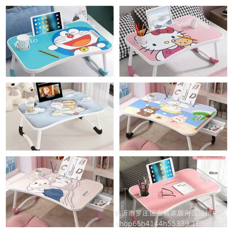 定制床上小桌子可折叠电脑桌儿童写字桌学生宿舍上铺书桌学习桌