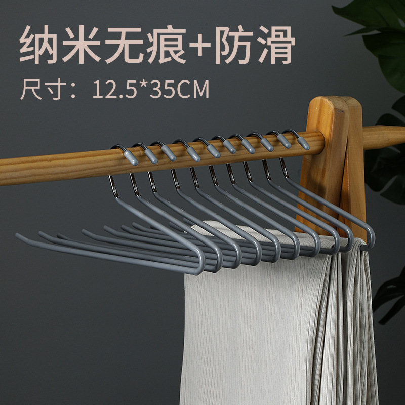 거위 모양의 바지걸이 앞으로 35cm - 회색