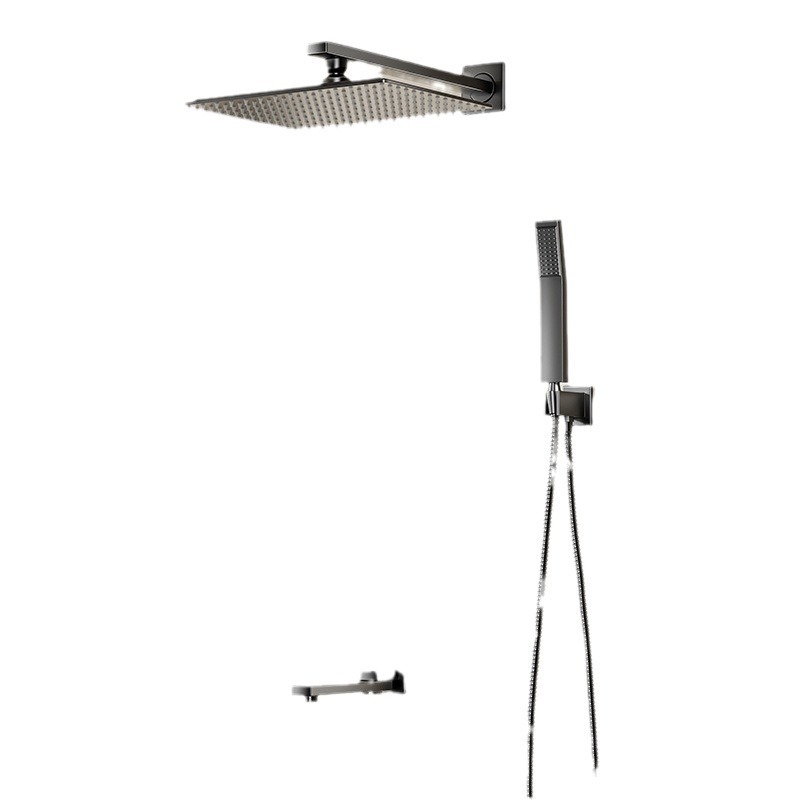 Juego de ducha de ducha oculta integrada transfronteriza grifo moderno frío y caliente ducha invisible de hotel en casa oculta