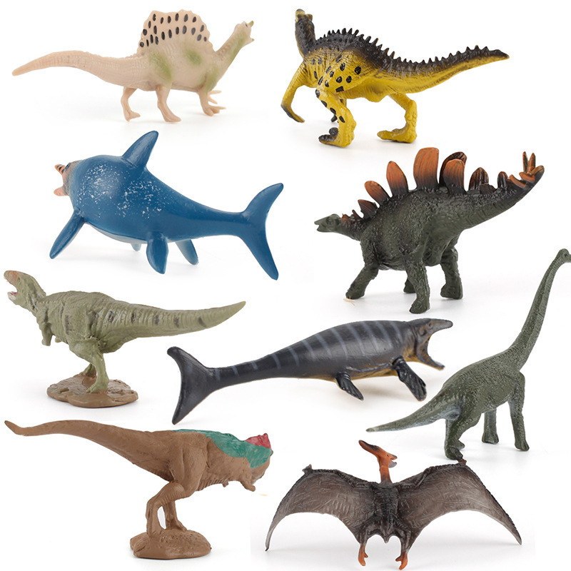 Modelo de dinosaurio de simulación transfronteriza 12 mini sólido cocodrilo-como dragón Vice dragón muñeca dragón juguete de decoración estática