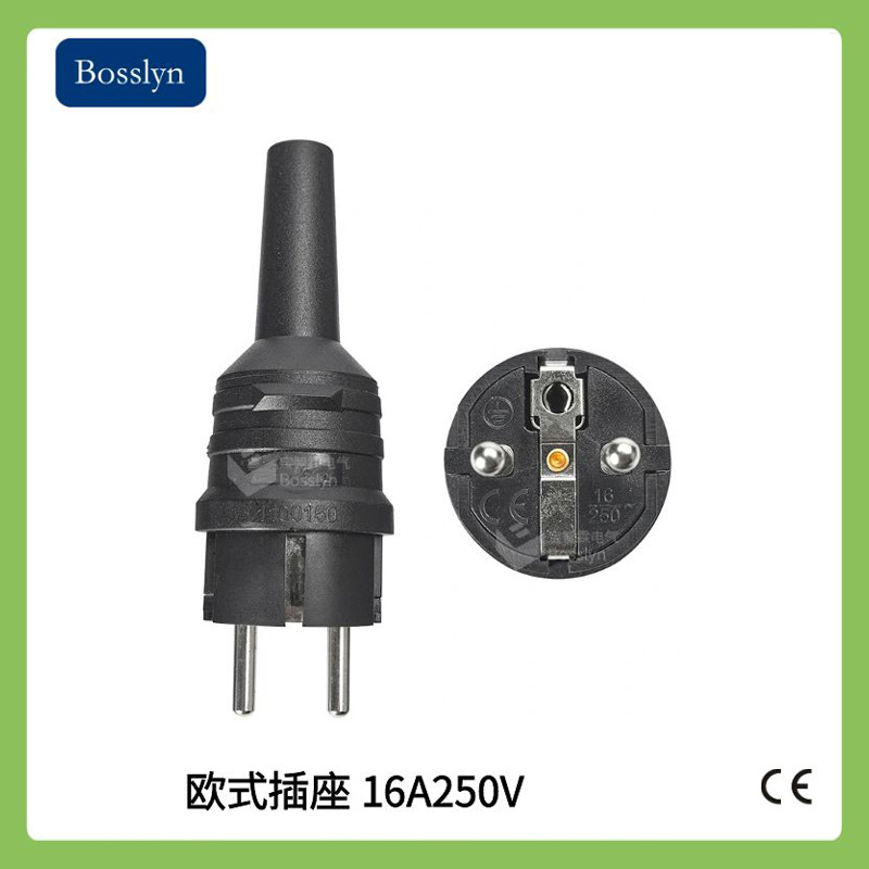 厂家供应欧规组装插头 CE认证欧标工业电源插头 16A250V
