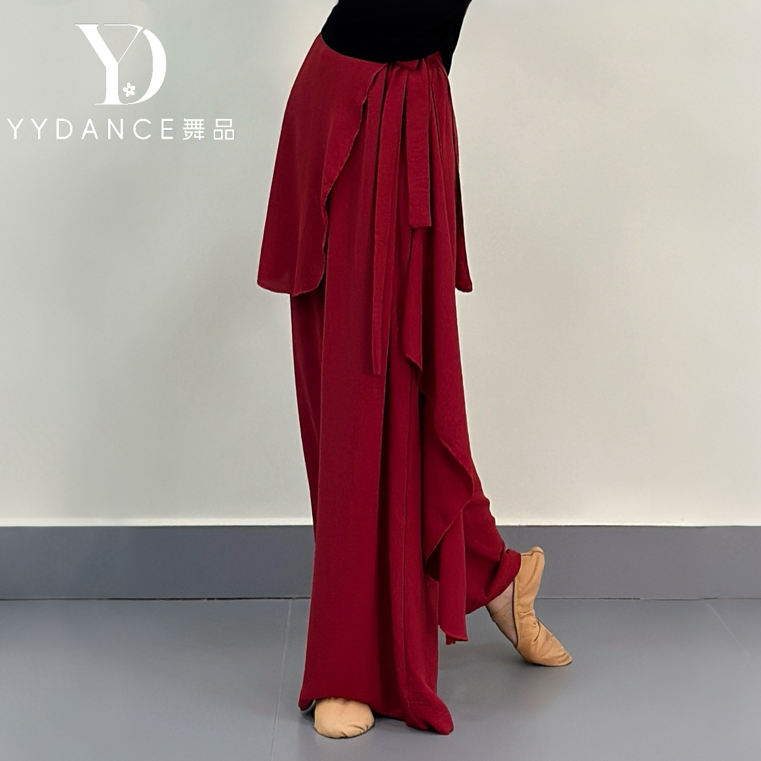 ✅ Classical Dance Pants, Loose Wide-Leg Pants, Modern Dance Adult Chinese Dance Flowing Practice Pants