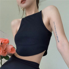 High-end chic I-shaped summer pure sexy hottie sexy top for women with design sense niche camisole for women