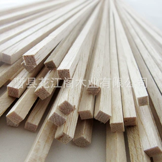 定制0.5米0.3米1米长软木条轻木巴沙木条实木条BALSA手工建模材料
