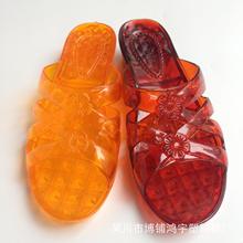 2016夏季新款女士水晶拖鞋好质量耐磨中年妇女凉拖鞋室内防滑拖鞋