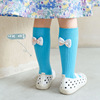 seven&mami Spring and summer new pattern Trend children Socks Korean Edition three-dimensional bow Doll Calf socks