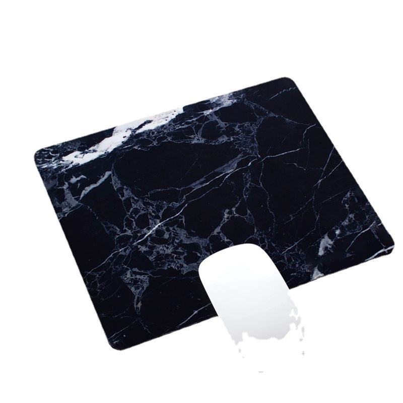 Alfombrilla de ratón al por mayor fábrica de publicidad Alfombrilla de ratón de mármol Internet café regalo teclado juego tamaño pequeño estera impermeable