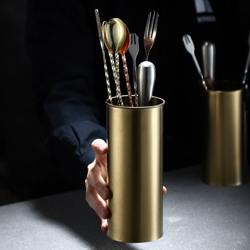 304 Stainless Steel Bar Callery Bar Barrel Commercial Bart -up Tool Storage Barrel Barrel Barrel Chopsticks Bar Products
