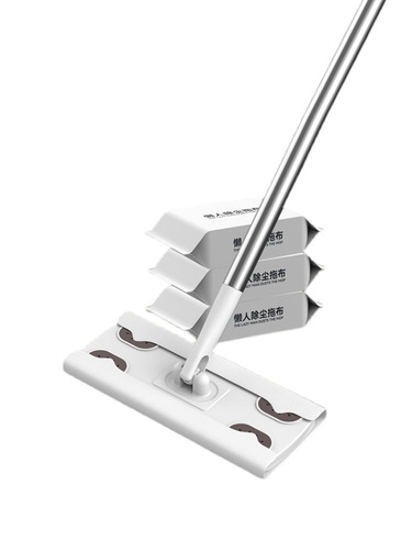Electrostatic dust removal mop disposable lazy no-wash flat mop new household one-mop mop floor cleaning artifact