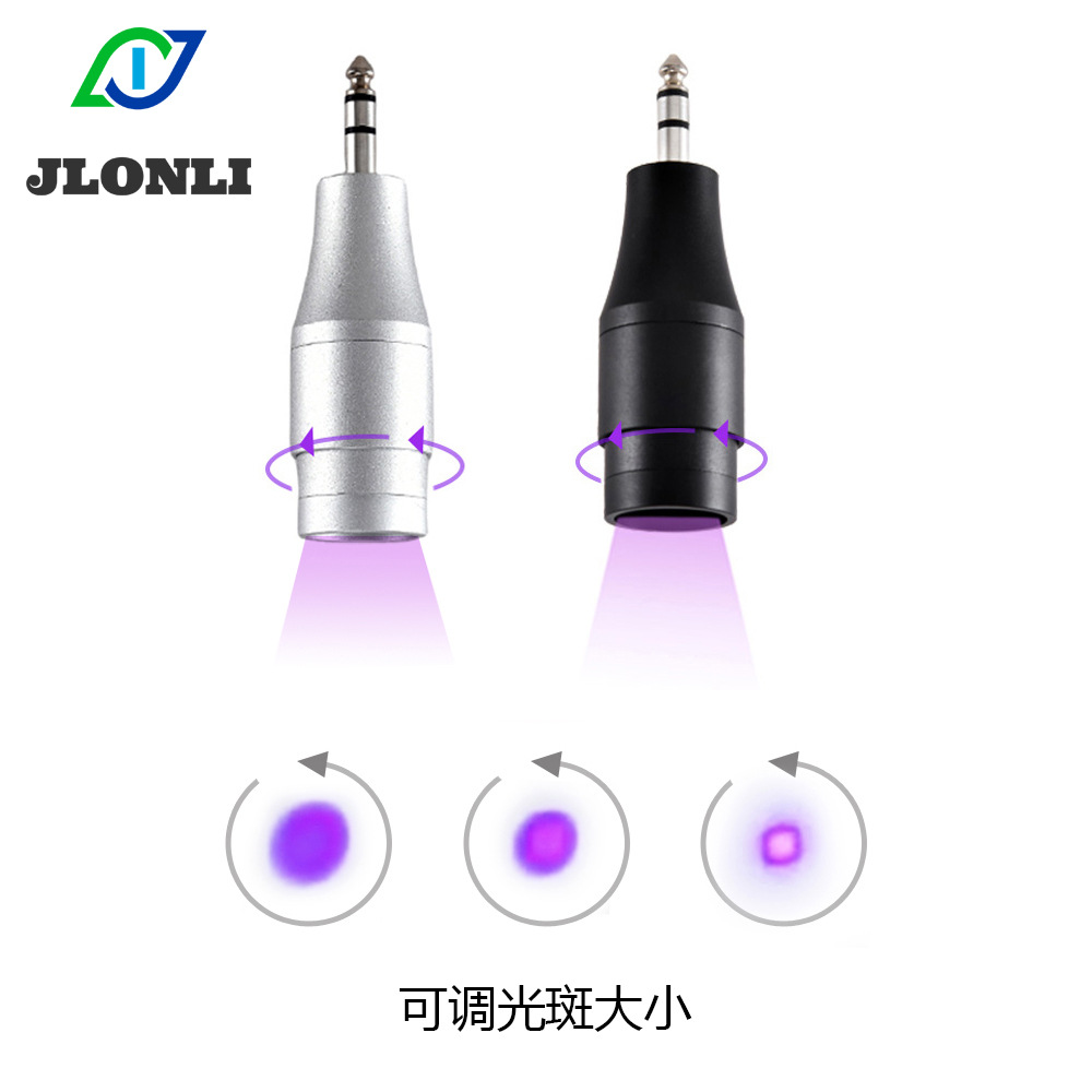 009 serie de lámparas UV tamaño de punto ajustable pestañas manicuras UV pegamento led accesorios de lámpara de curado de luz violeta