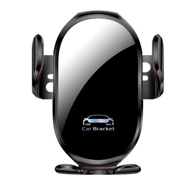 D9 Mechanical Clamping Car-Mounted Phone Holder for Navigation, Air Vent Mount, Direct Sales from the Source Factory (Car phone holder) - plastic-black-d9-bracket-comes-standard-from-the-factory-including-j-shaped-clip