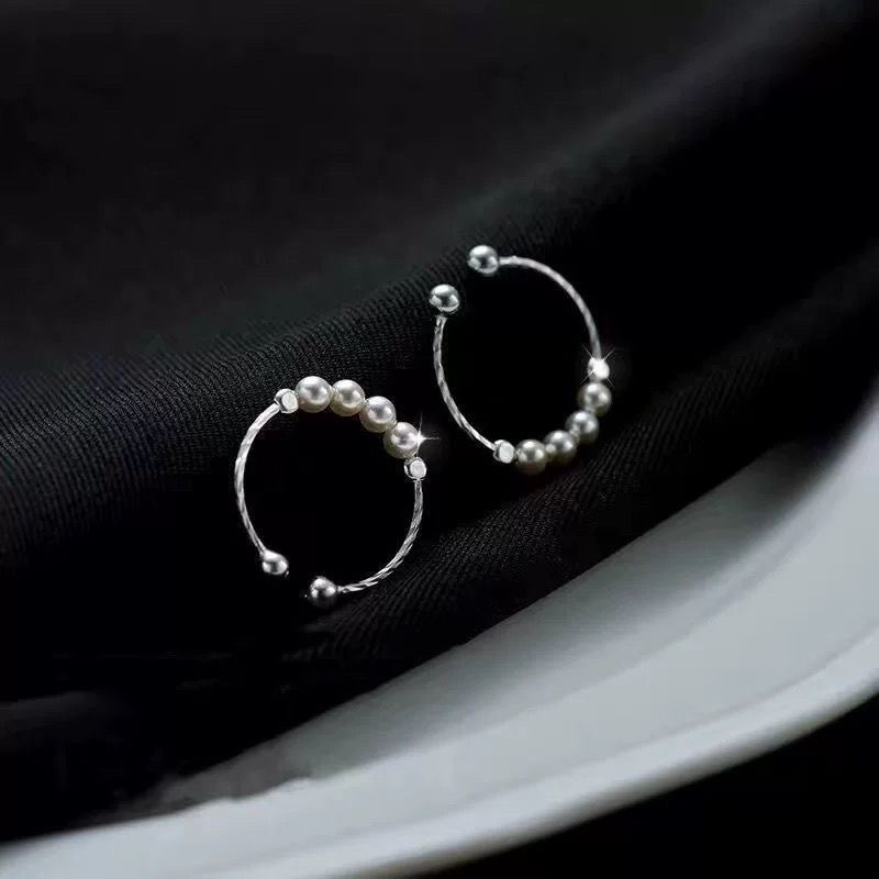 Japanese one size fashionable brand ring pearl