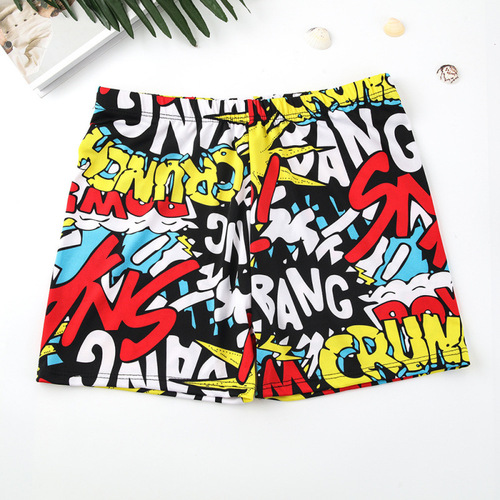 Men's Plus Size Quick-Dry Swim Trunks Adult Casual Elastic Swim Shorts for Beach and Hot Spring