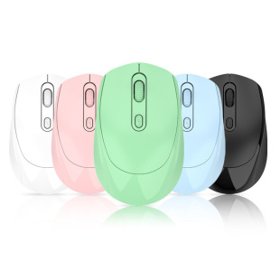 Qinchuangyuan 256 Wireless Mouse Rechargeable Bluetooth Dual-Mode Macron Multi-Color Typec Silent Wireless Dual-Mode