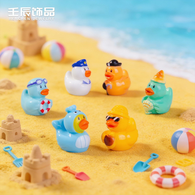 Cross-Border Cartoon Ocean Duckling Mini Animal DIY Resin Crafts Decorative Accessories Desktop Ornaments Cross-Border Cartoon Ocean Duckling Mini Animal DIY Resin Crafts Decorative Accessories Desktop Ornaments