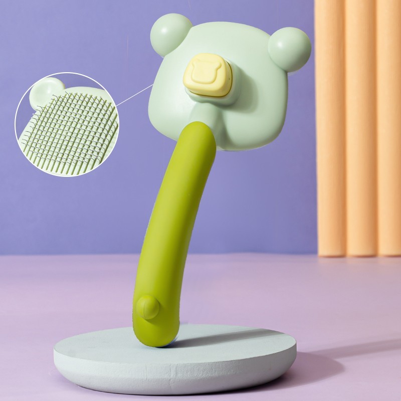 Micrófono peine de depilación peine del pelo del animal doméstico cepillo especial cepillo de pelo del perro nudo abierto depilación pelo tirando del gato suministros