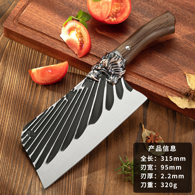 Cuchillo de cocina de varios estilos de Jianghu forjado a mano cuchillo de cocina de doble uso cuchillo de corte de carne cuchillo de corte de hueso cuchillo de corte Yangjiang