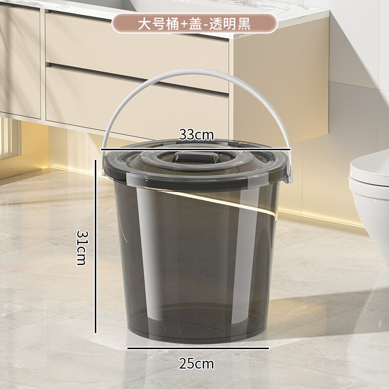 투명 블랙 [두꺼운 * 큰 배럴] 뚜껑