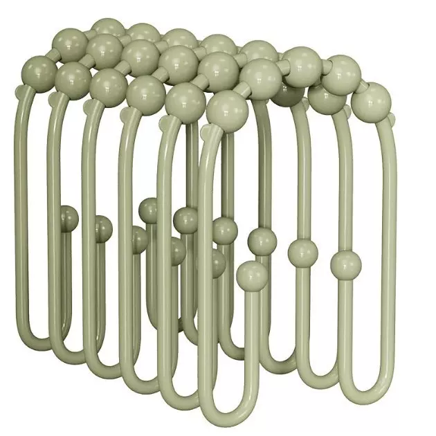 跨境厂家直销铁质双耳挂钩浴帘挂钩窗帘钩双耳钩浴帘钩双