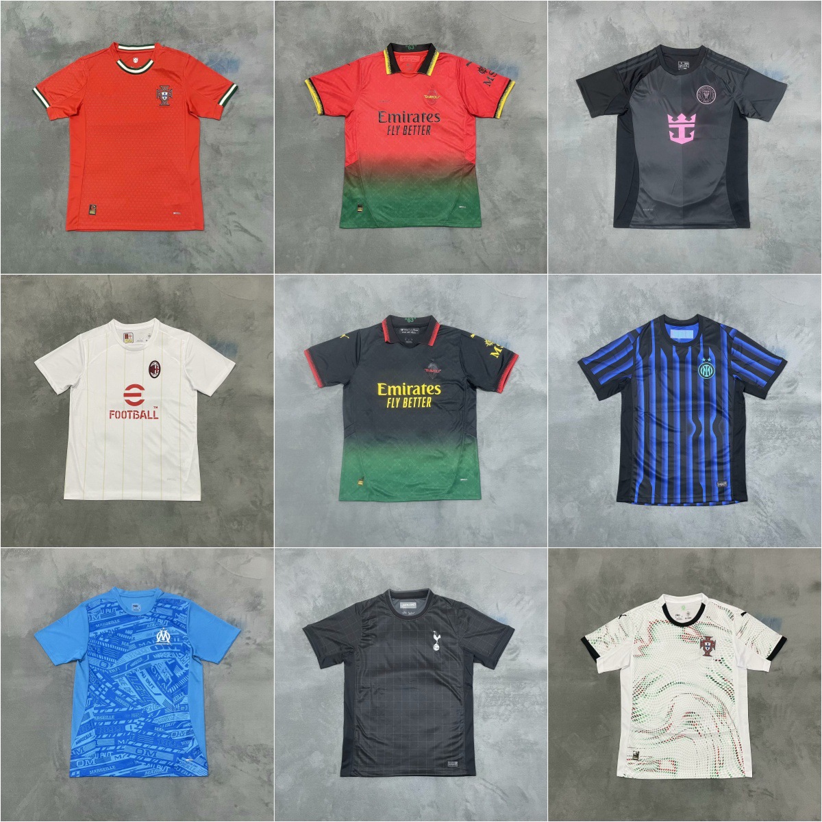 2025 new football jersey Portugal Ghana Morocco Egypt Miami Cote d'Ivoire Thailand version jersey