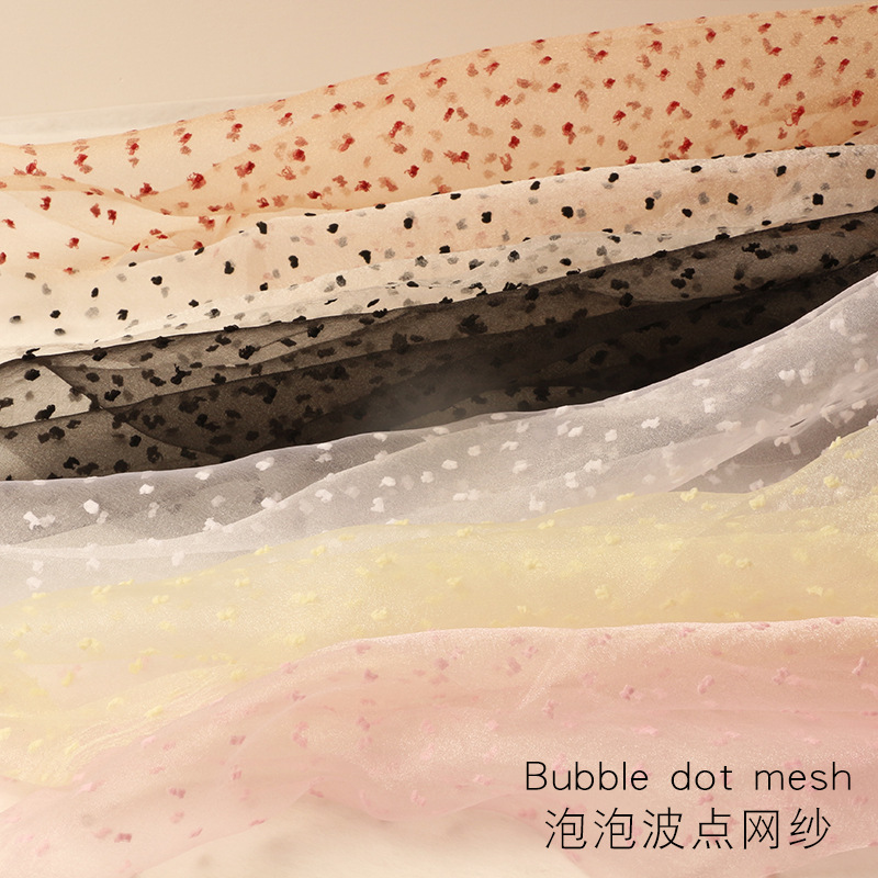 Huaxi burbuja red red punto de onda rojo hilo forrado floral hilo de red buquete de embalaje de papel punto de onda de textura coreana embalaje floral