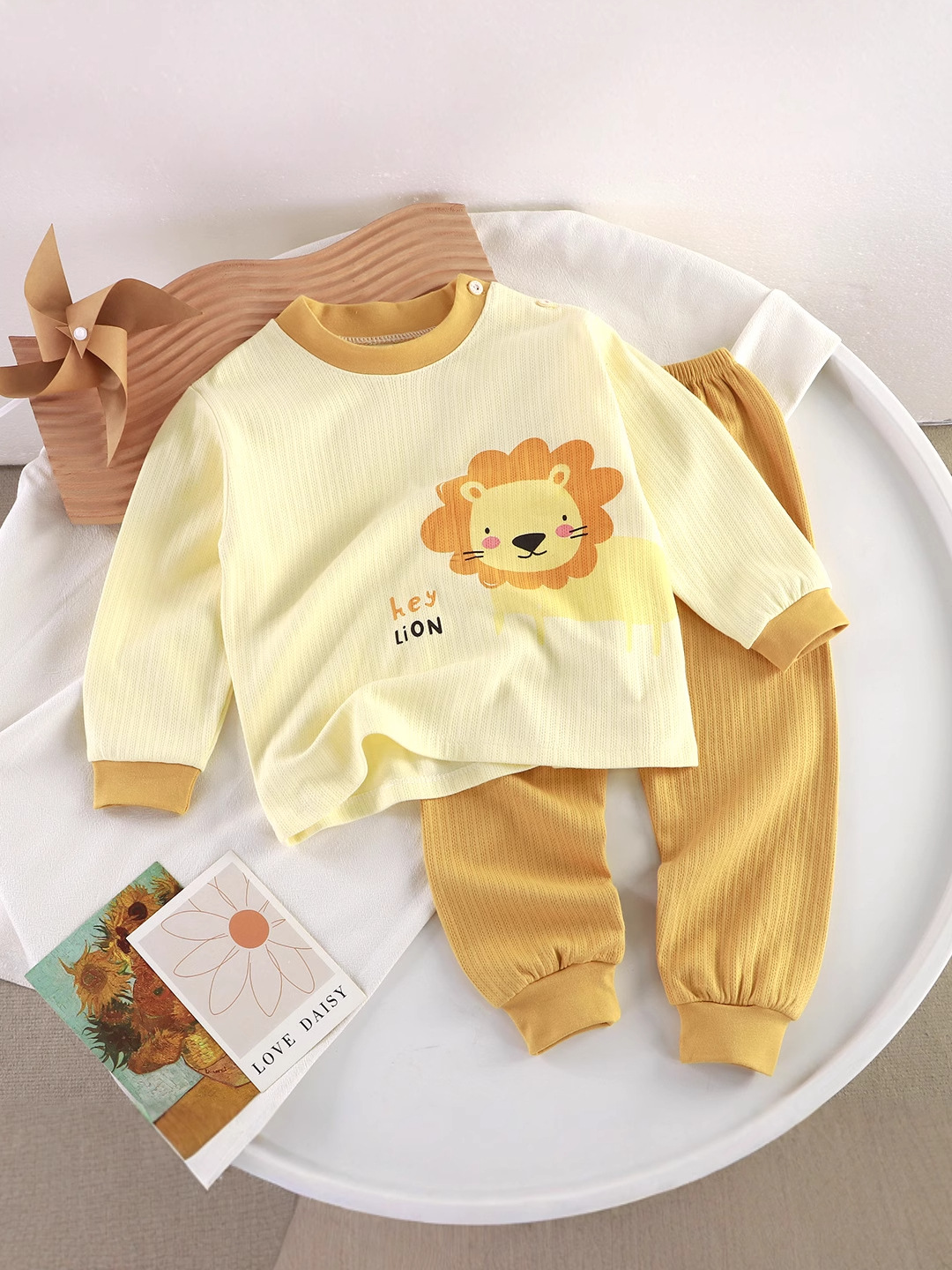 [personalizada] ropa interior infantil, abrigo de algodón para niños y niñas, abrigo de bebé, pantalones de pijama, ropa para el hogar