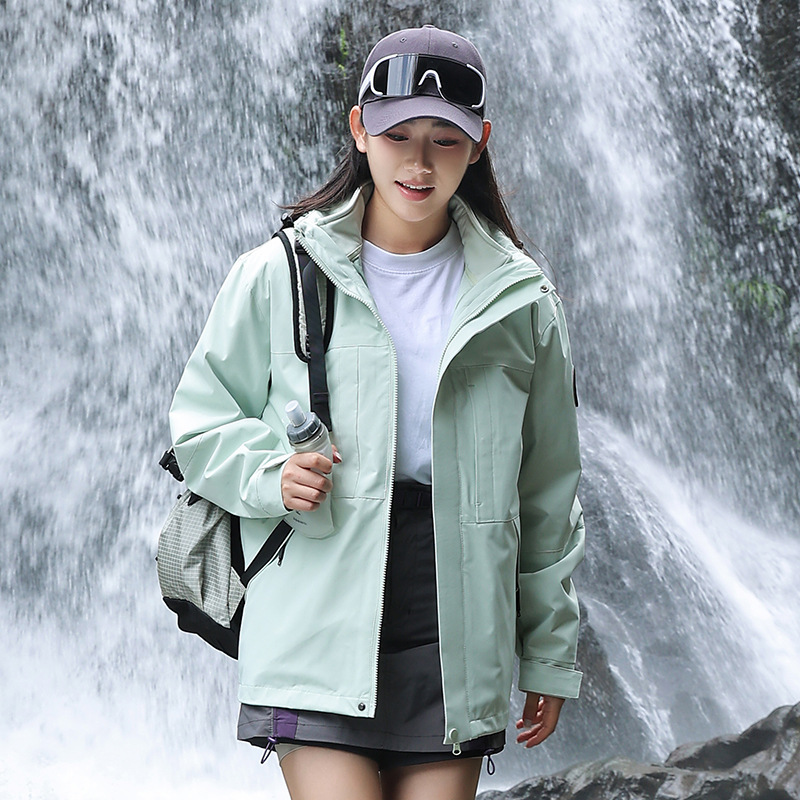 【极境雨】户外三合一冲锋衣防风防雨登山服男女宽松休闲夹克外套|undefined