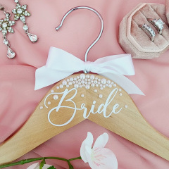 アマゾンクロスボーダーbrideプリント真珠ハンガー結婚式祭り花嫁結婚式道具装飾独身パーティー