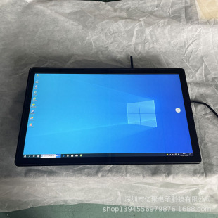 Yiju 21.5-inch wall-mounted all-in-one embedded wall-mounted capacitive screen touch inquiry machine embedded advertising machine
