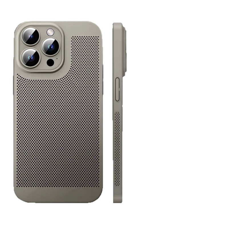 蜂窝散热适用苹果16Promax全包肤感手机壳iPhone16镜头膜15防摔壳|undefined