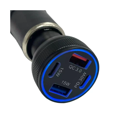 Mobil şarj cihazları car charger QC3.0 multi-port car - pd30wqc18w15w