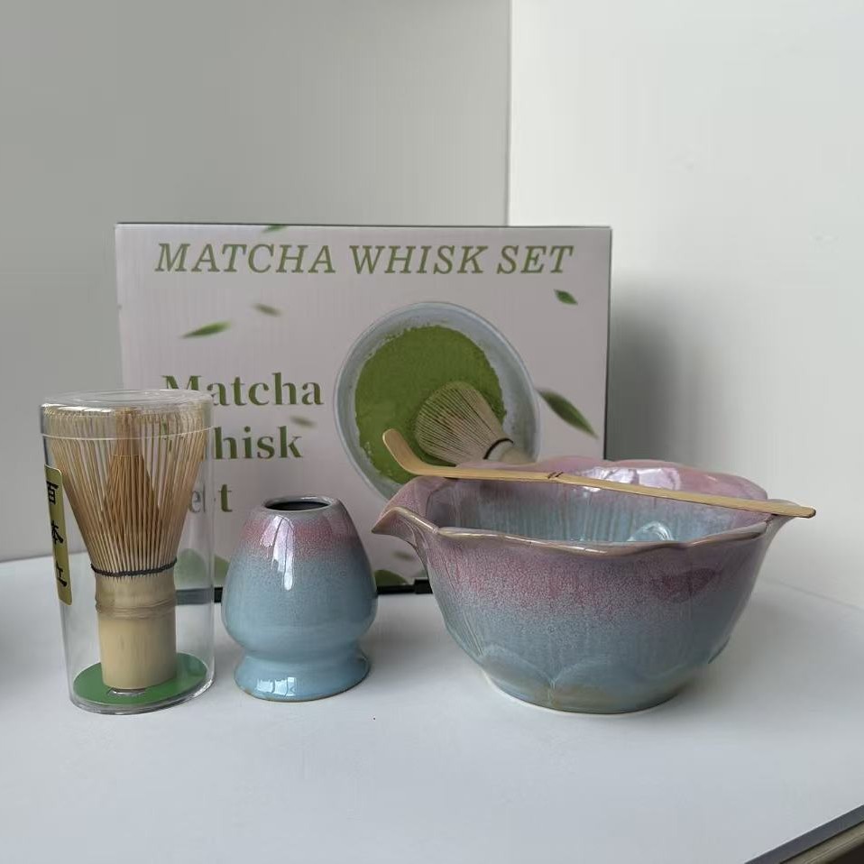 Tazón de Cerámica para Matcha con Pico Resistente al Calor para Té