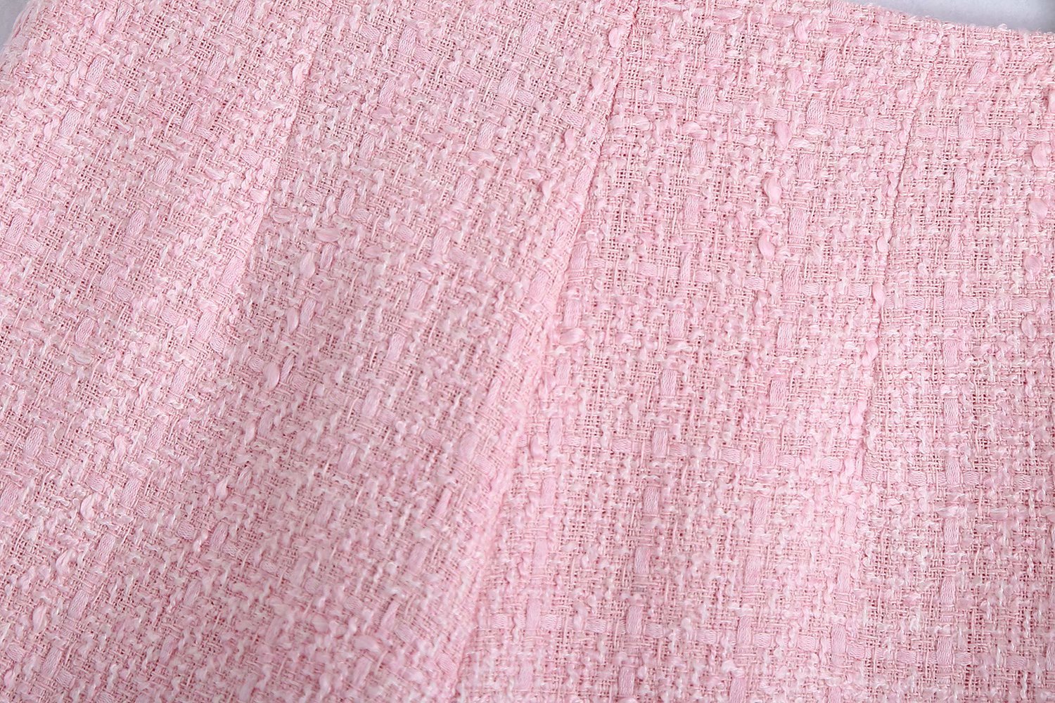 solid color high waist zipper texture culottes NSAM55358
