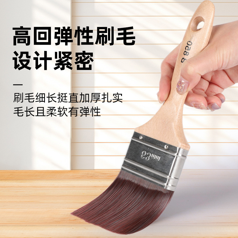 高品質輸入繊維水性ペイントブラシ、ダストブラシ、痕跡のない糸くずの出ないペイントストロークブラシ、柔らかい毛のペイントブラシ|undefined