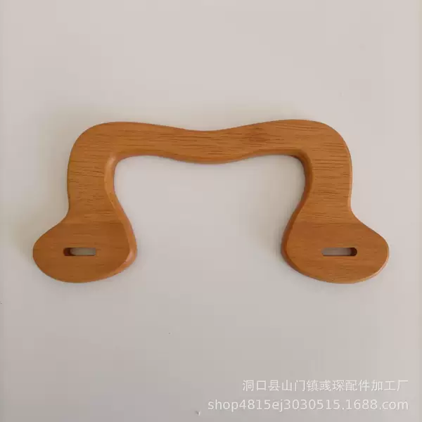 Handbag Accessories Handle Solid Wood Hand-held Women's Bag Wooden Handle U-shaped Hand-held Bag Hand-held Semi-round Hand-held