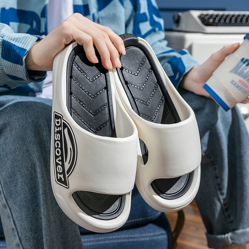 Men's summer eva bathroom slippers for outdoor wear, non-slip, deodorant, household couple's home slippers, women's slippers