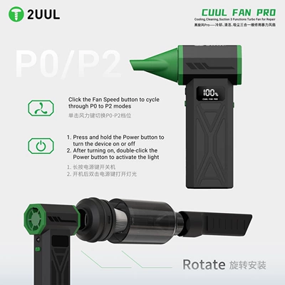 Suction and Blowing Integrated Violent Fan – Fan