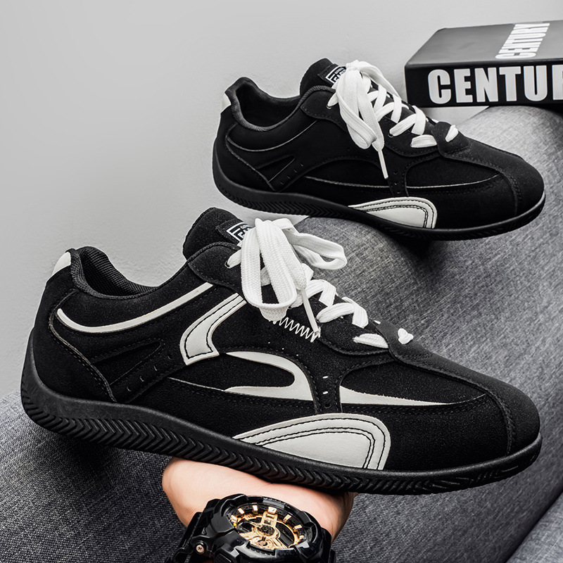 Zapatos de hombre 2025 nuevo otoño casual retro tendencia versátil estilo británico hombre explosivo entrenamiento de moda zapatos deportivos casuales