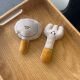 Cartoon Plush Bread Shape Cute Donut Croissant Doll Brooch Accessories Student Schoolbag Decoration Accessories