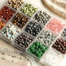 8*5mm天然石红东陵红玛瑙算盘隔珠手链项链串珠diy配件材料散珠