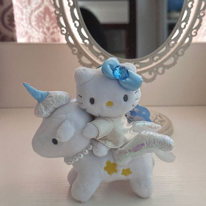 新しいサンリオハローキティ小さなペンダントぬいぐるみかわいい多用途バッグペンダント人形ギフト人形|undefined